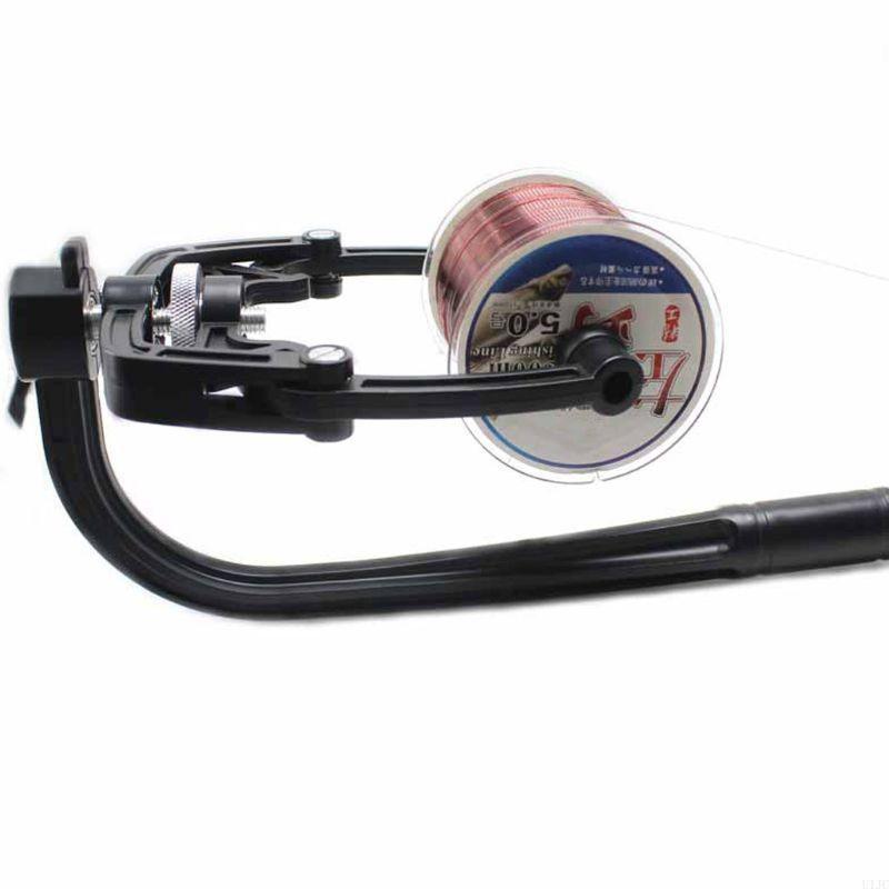 Fishing Line Spool - 釣り糸ワインダースプーラーマシンスピニングリールスプーリングステーションシステム多機能ポータブル手動巻線コイルケーブル調整