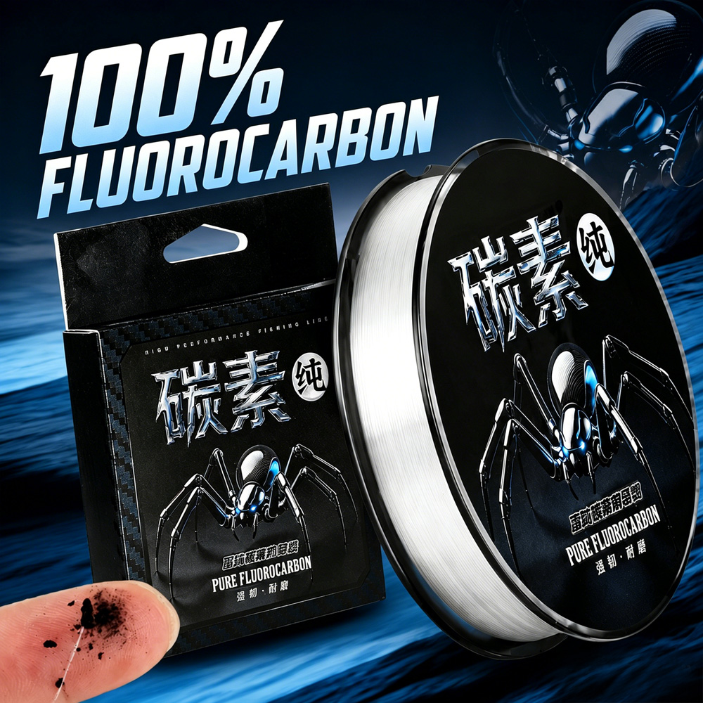 Fluorocarbon Line - ソーンズライン 100% カーボンファイバー釣り糸 100M 速沈 低伸縮