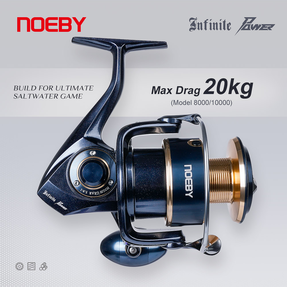 Daiwa Reel Bg - NOEBY インフィニットパワー ソルトウォーター スピニングフィッシングリール 5000H-10000H フルメタルアルミボディ