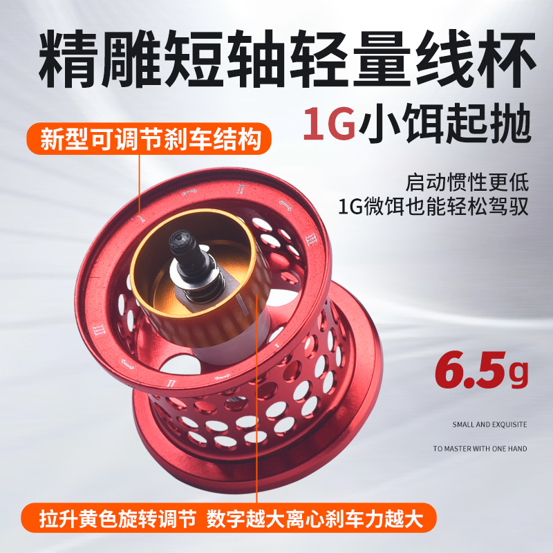 超軽量カーボンマイクロベイトキャスティングリール スムーズな - Ice Fishing Line のレビューと価格