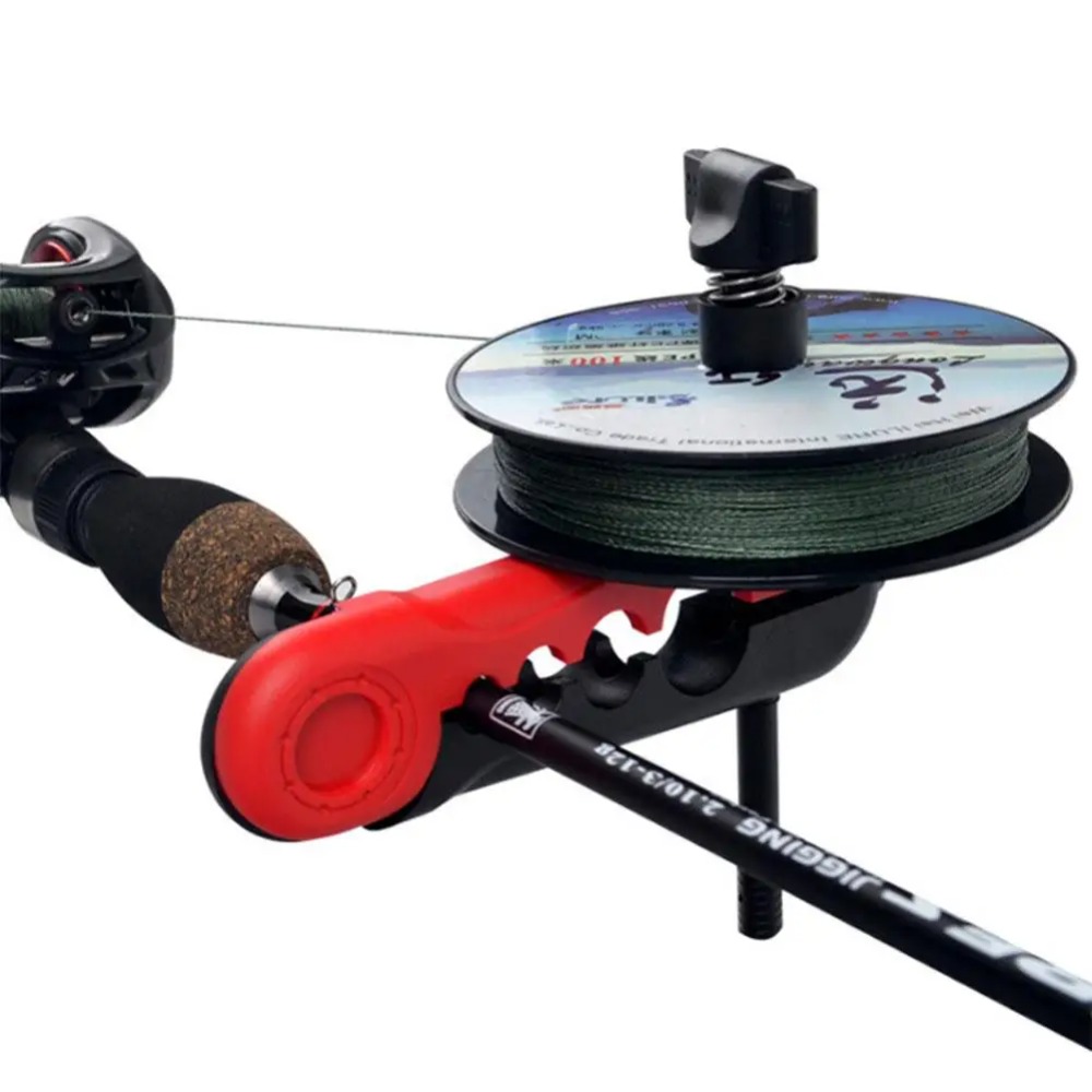 釣り糸ワインダーポータブルベイトキャスティングスピニングリー - Fishing Line Spool のレビューと価格