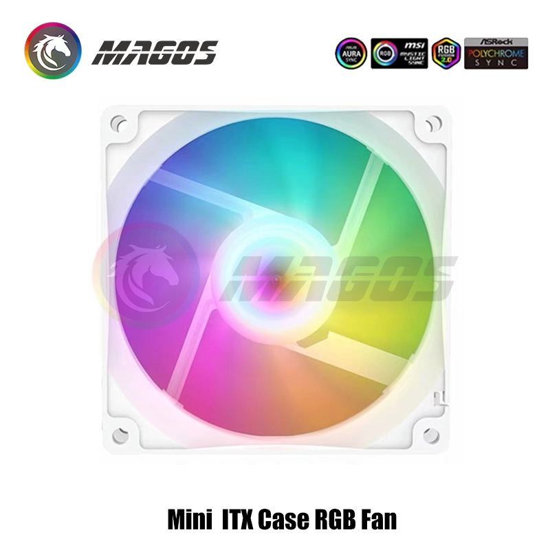ミニ ITX ケース ARGB ファン 8 センチメートル  - Fly Line のレビューと価格