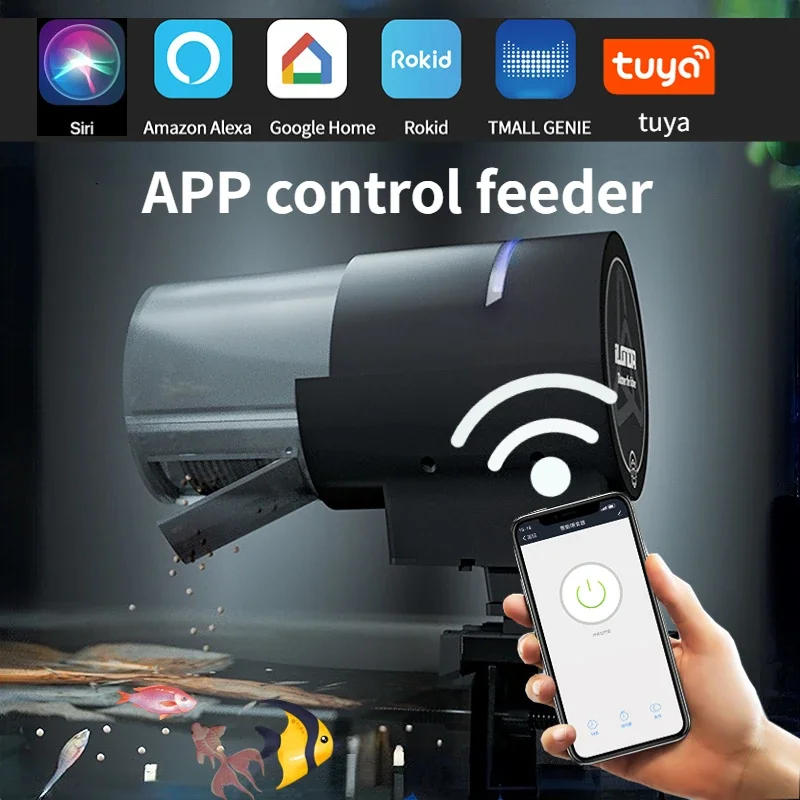 Wi-Fi 自動魚フィーダー 第 2 世代フィードディスペン - Fishing Line Dispenser のレビューと価格
