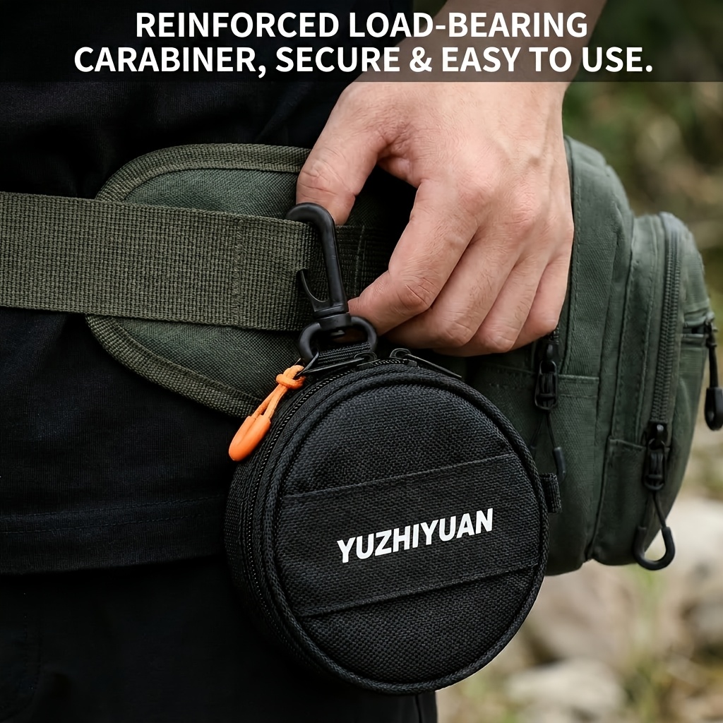 携帯用釣り糸収納バッグ、糸出口とカラビナ付きスプール保護ケー - Fishing Line Spool のレビューと価格