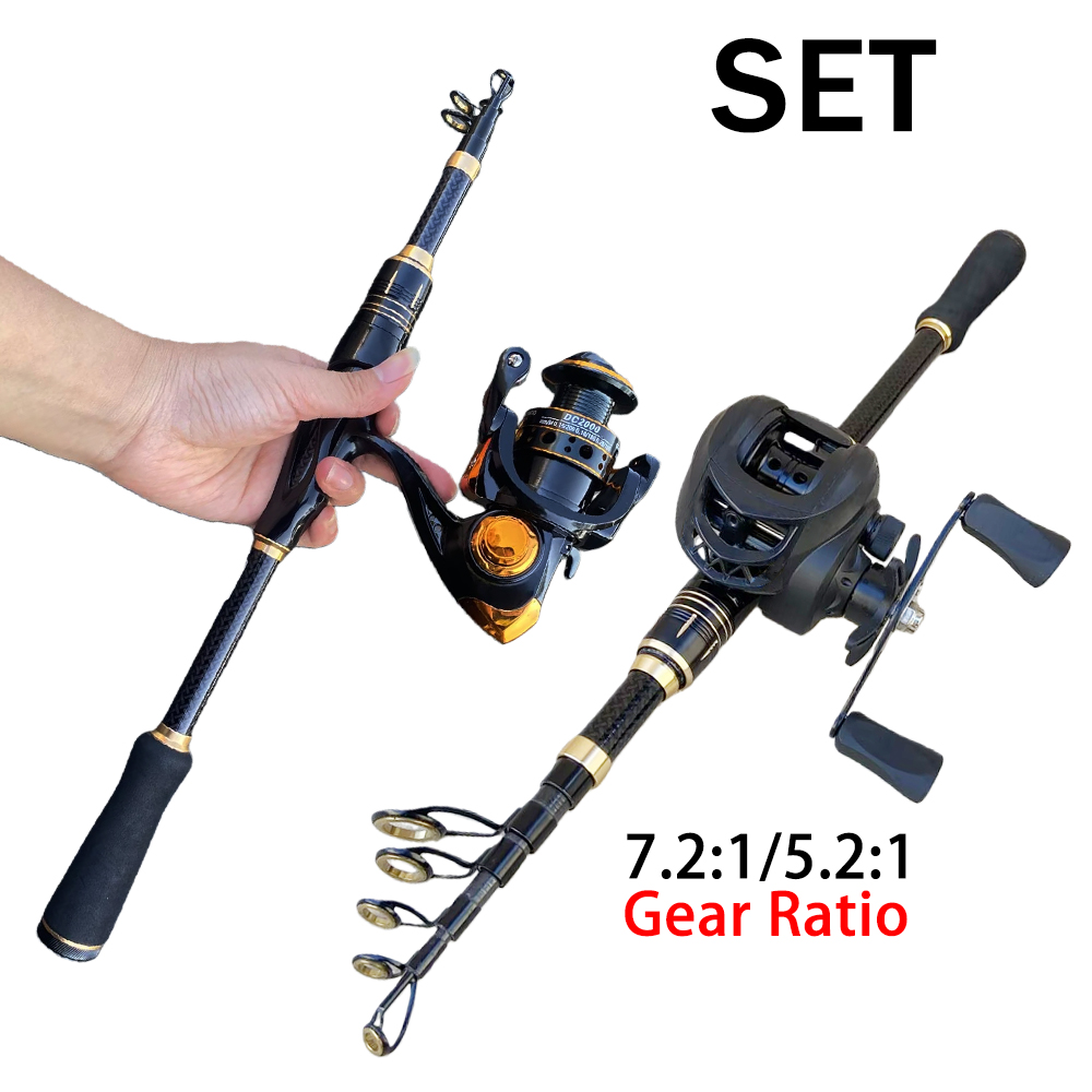 釣り具セット 短い釣り竿とリールのコンボセット 1.8m/2 - Fishing Line Spool のレビューと価格