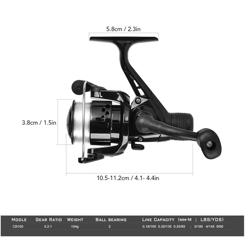 BRAVMAK 2.1/2.3m伸縮式釣り竿リールコンボフル - Fishing Line Spool のレビューと価格
